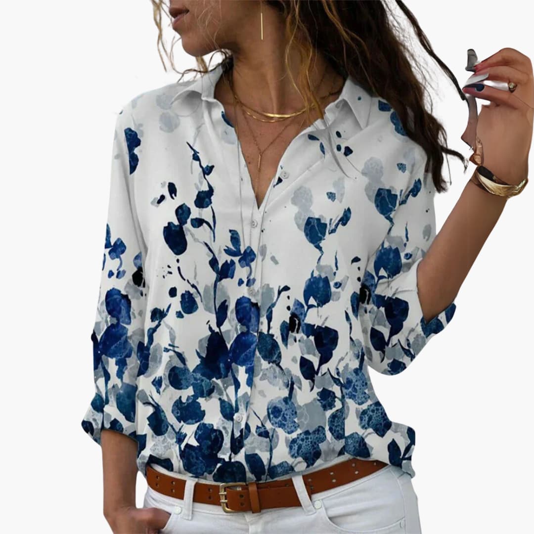 Flowy Loose Fit Blouse for Women - Soft & Breathable Fabric