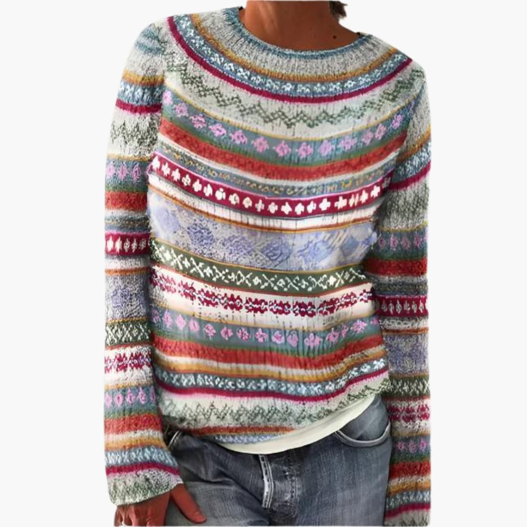 Vintage Knit Sweater for Women - Soft, Warm & Stylish