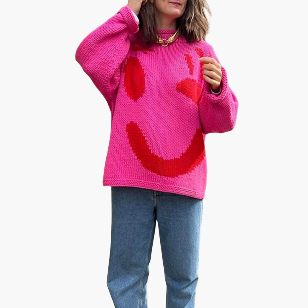 Chunky Cable Knit Sweater - Women's Oversized Jumper