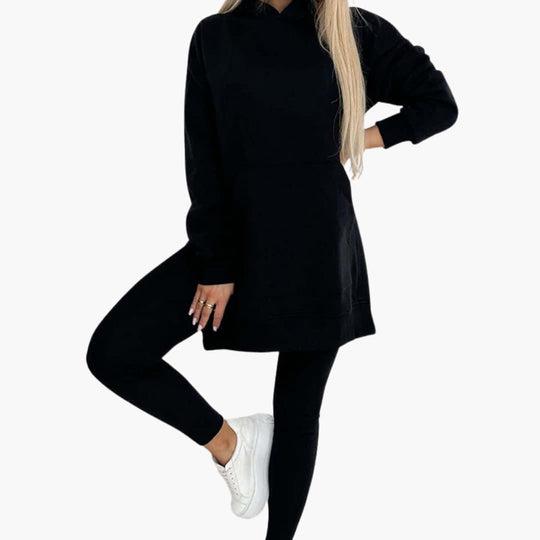 Hoodie & Leggings Set – Women's Cozy Two-Piece Loungewear