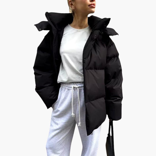 Oversized Puffer Jacket – Women's Lightweight Winter Coat
