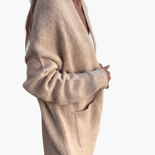 Layering Knit Cardigan – Women's Comfortable Longline Sweater
