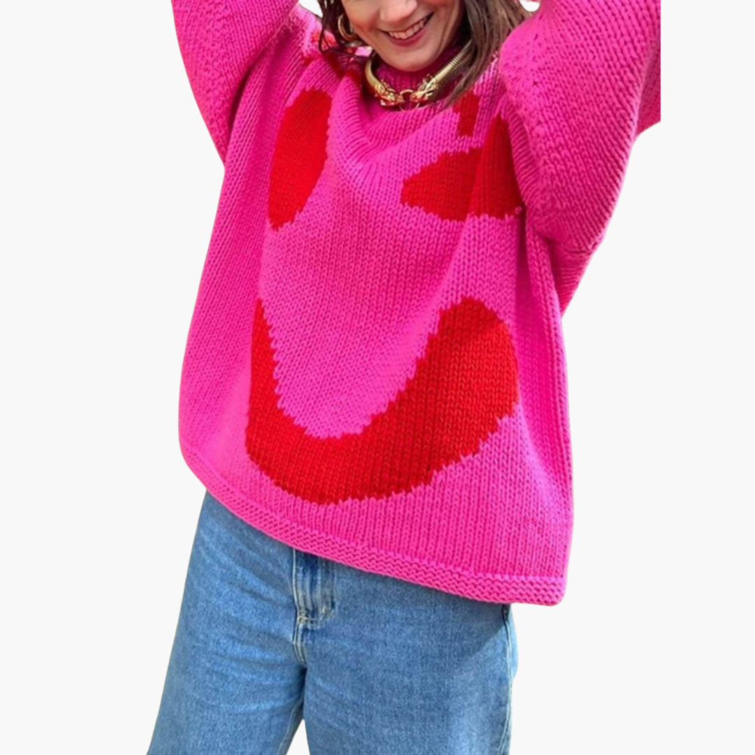 Chunky Cable Knit Sweater - Women's Oversized Jumper