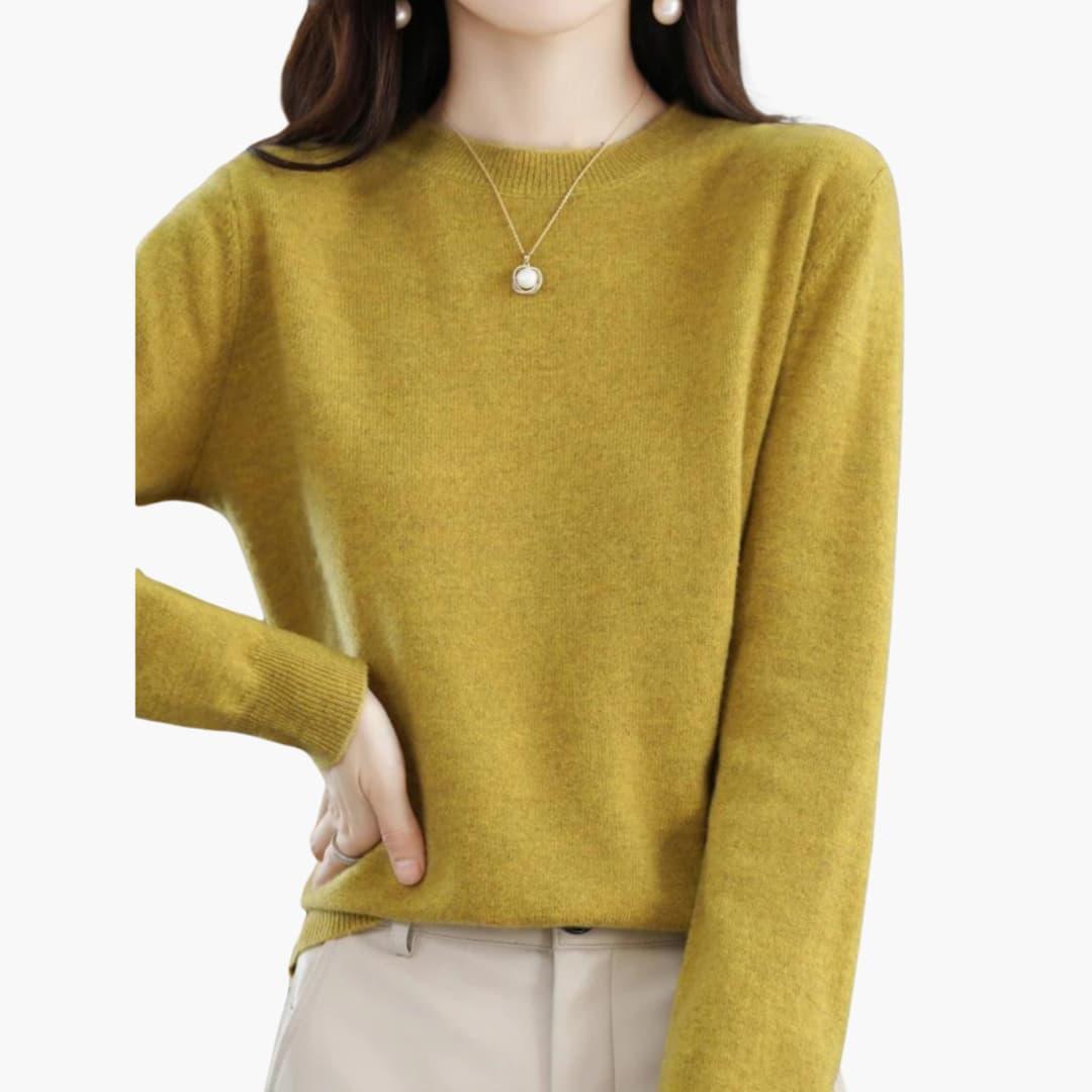 Stylish Wool Jumper – Women's Chunky Knit Sweater