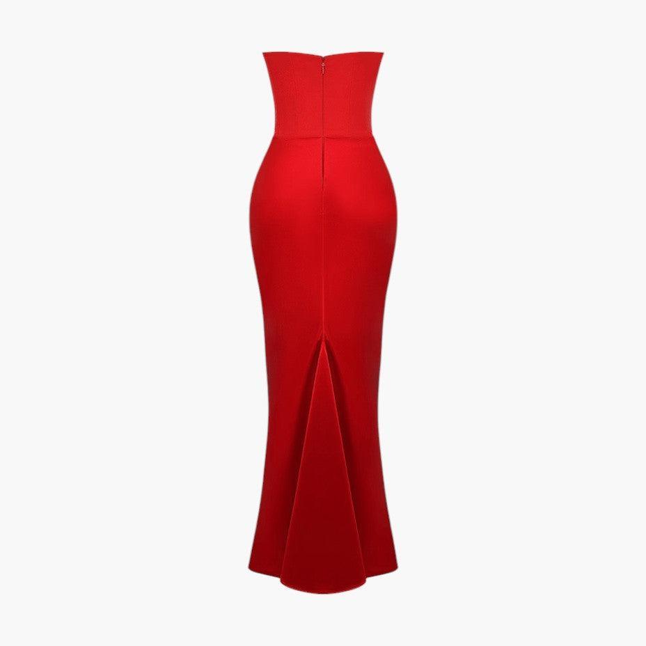 Elegant V-Neck Maxi Dress - Sleeveless Formal for Women