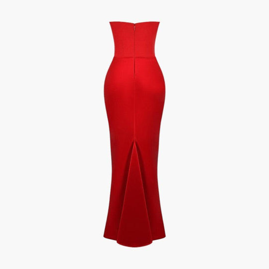 Elegant V-Neck Maxi Dress - Sleeveless Formal for Women