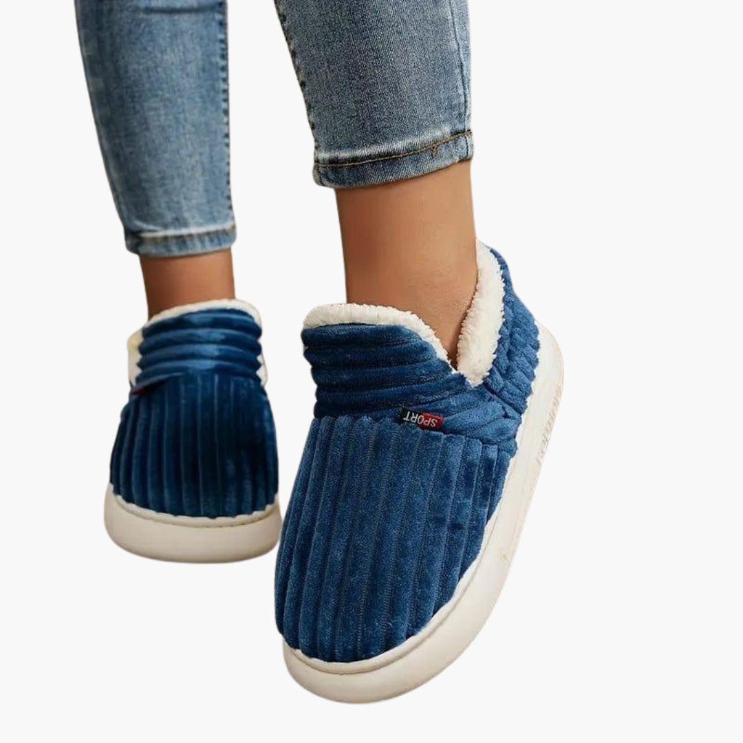 Plush Indoor Slippers for Women - Warm Cosy House Shoes