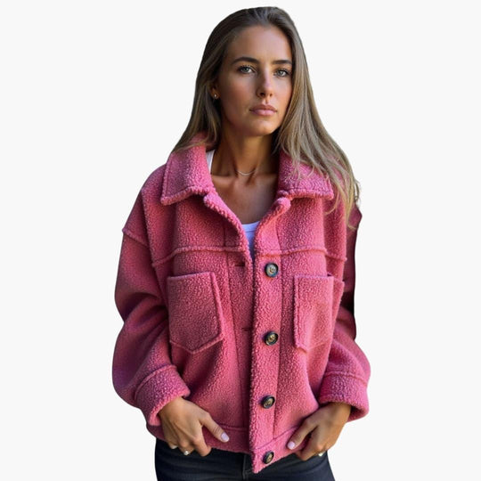 Elegant Wool Winter Coat – Women's Tailored Longline Fit