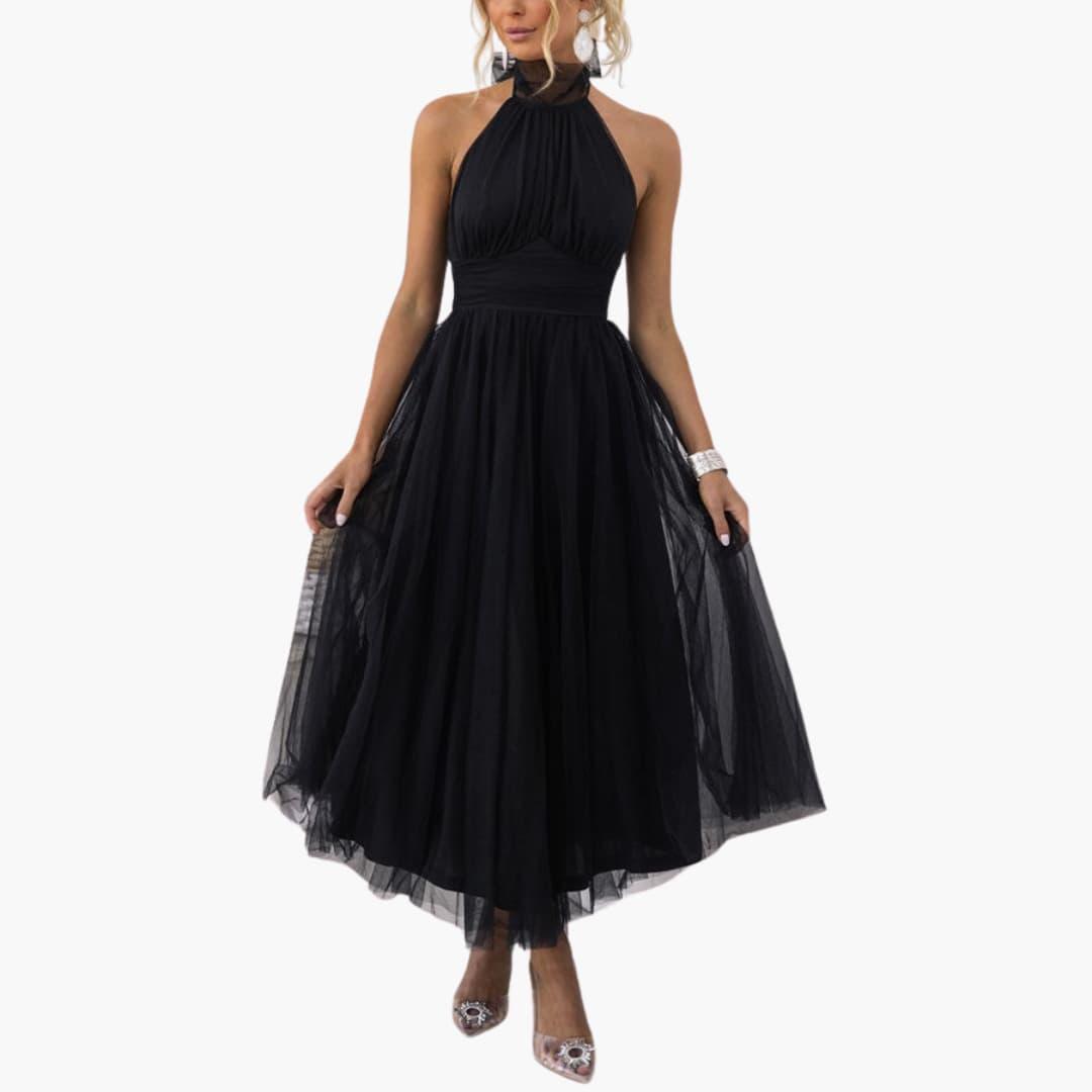 Elegant Maxi Dress - Flowy Sleeveless Fit for Women’s Events