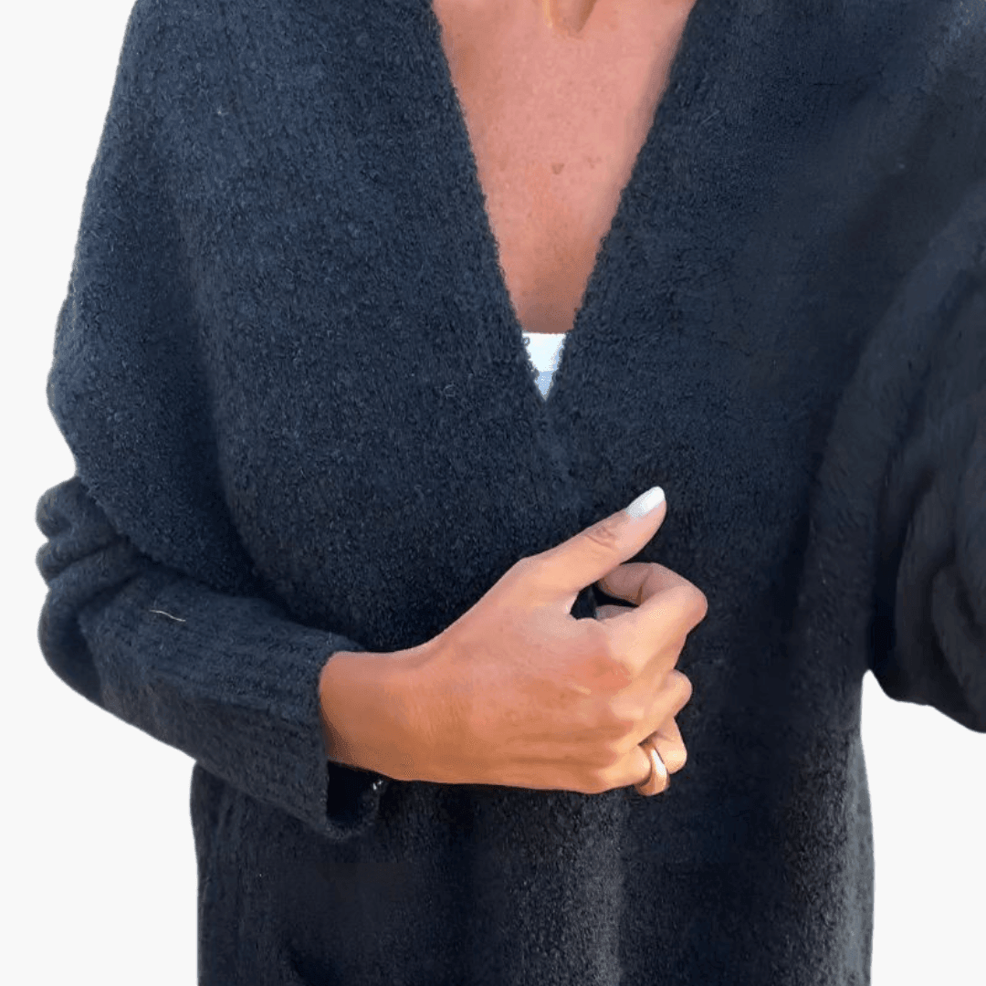 Layering Knit Cardigan – Women's Comfortable Longline Sweater