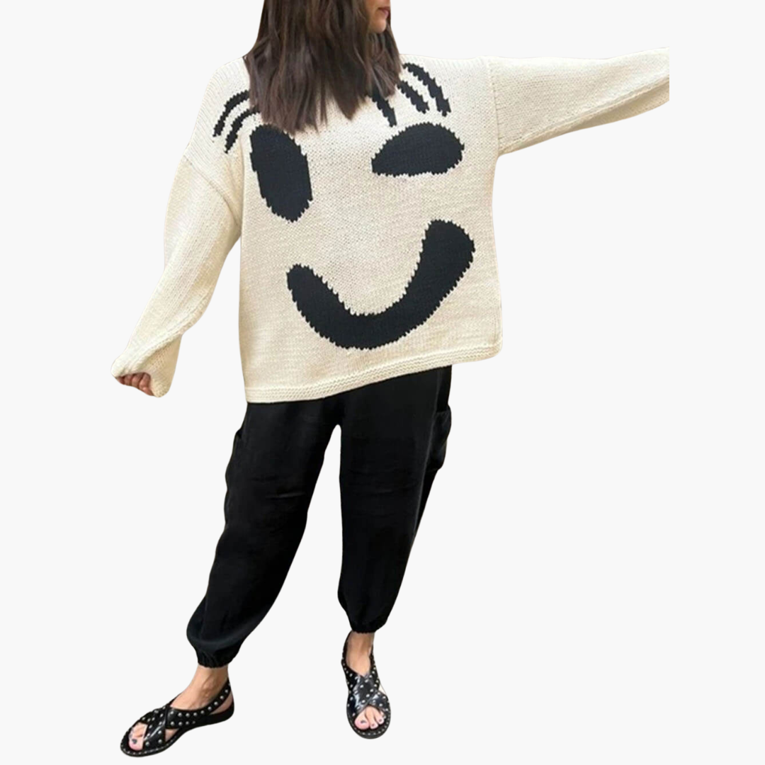 Chunky Cable Knit Sweater - Women's Oversized Jumper