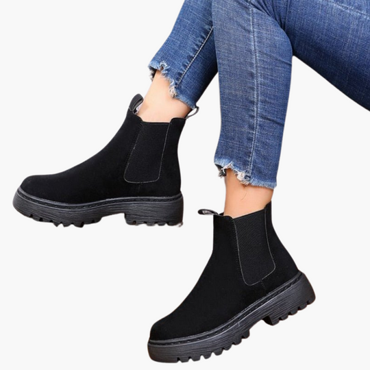 Chunky Platform Chelsea Boots - Women’s Stylish Ankle Boots
