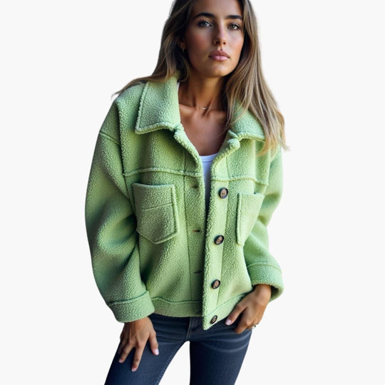 Elegant Wool Winter Coat – Women's Tailored Longline Fit