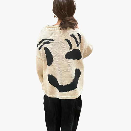 Chunky Cable Knit Sweater - Women's Oversized Jumper