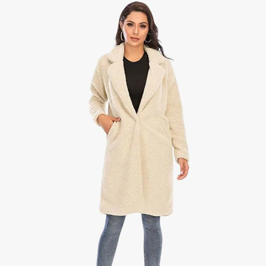 Teddy Coat – Women's Oversized Faux Fur Winter Jacket