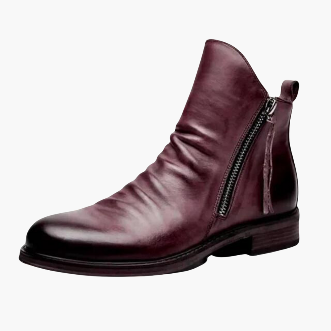 Casual Side-Zip Ankle Boots - Men’s Stylish Comfortable Footwear
