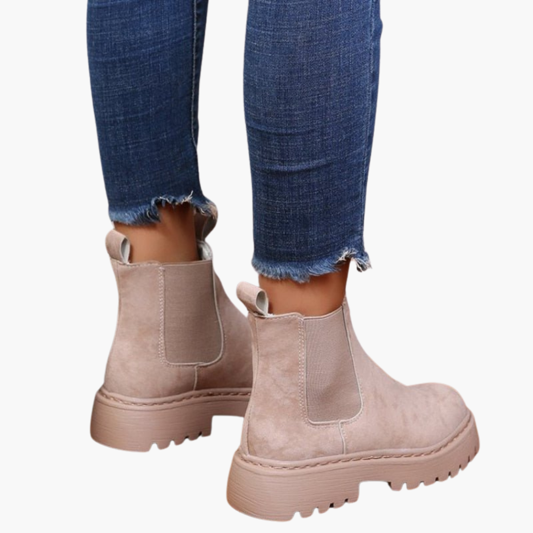 Chunky Platform Chelsea Boots - Women’s Stylish Ankle Boots