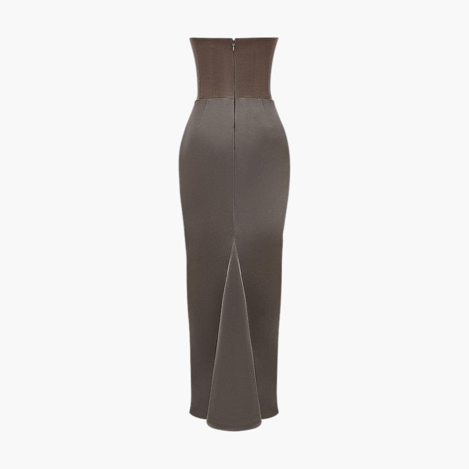 Elegant V-Neck Maxi Dress - Sleeveless Formal for Women
