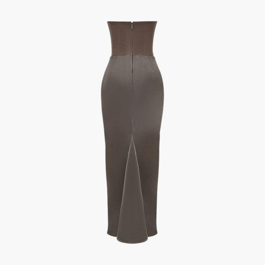 Elegant V-Neck Maxi Dress - Sleeveless Formal for Women