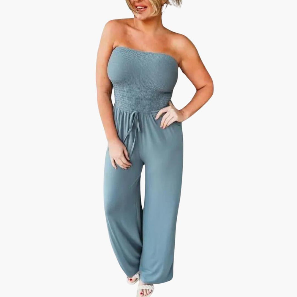 Elegant Cotton Jumpsuit – Women's Tailored Fit Comfort