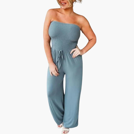 Elegant Cotton Jumpsuit – Women's Tailored Fit Comfort