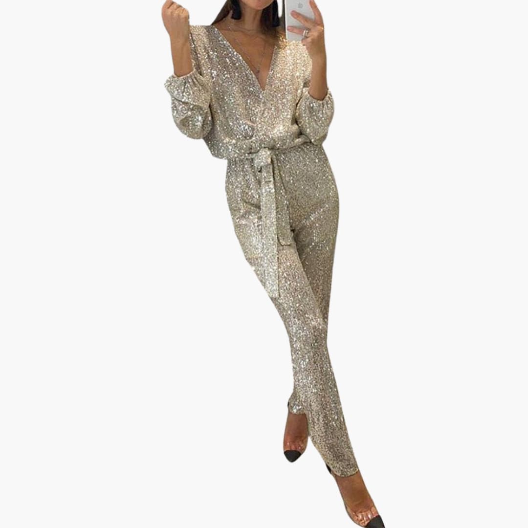 Sequin Party Jumpsuit for Women – Glamorous & Comfortable