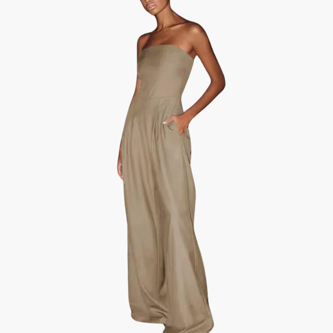 Chic Cotton Jumpsuit – Women's Versatile All-Day Style