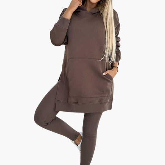 Hoodie & Leggings Set – Women's Cozy Two-Piece Loungewear