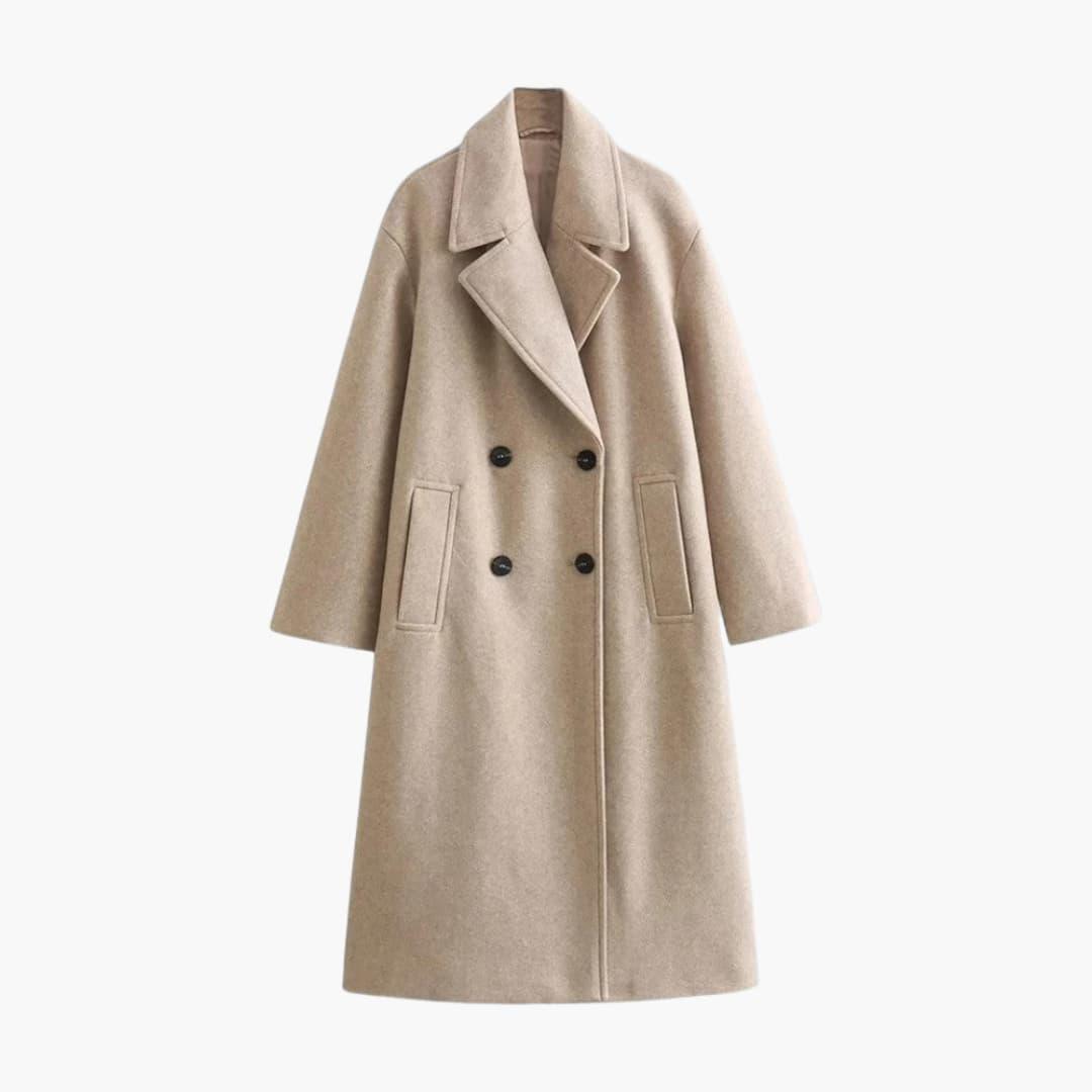 Oversized Wool Coat – Women's Longline Winter Essential