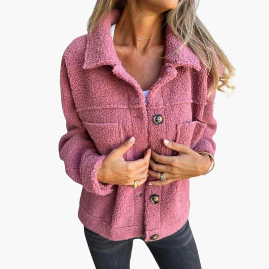 Warm Cropped Jacket – Women's Stylish Short Coat