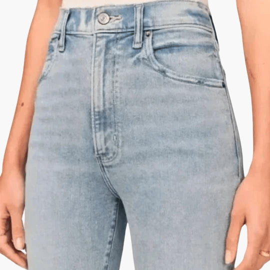 High Waisted Stretch Flared Jeans for Women - Bootcut Fit