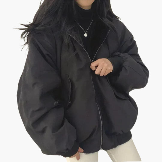 Reversible Winter Jacket for Women – Faux Fur & Water-Resistant
