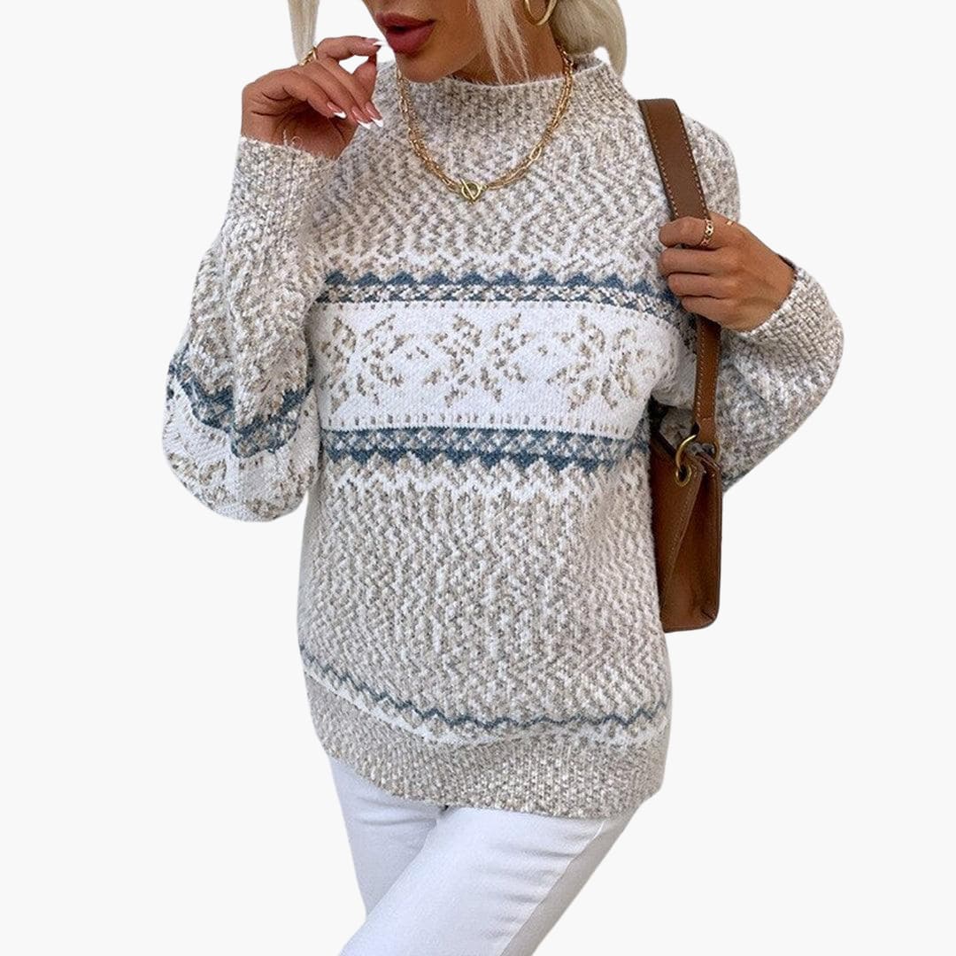 Cozy Vintage Knit Sweater for Women - Warm & Stylish