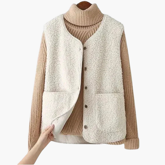 Chic Wool Vest for Women - Versatile and Stylish Layer