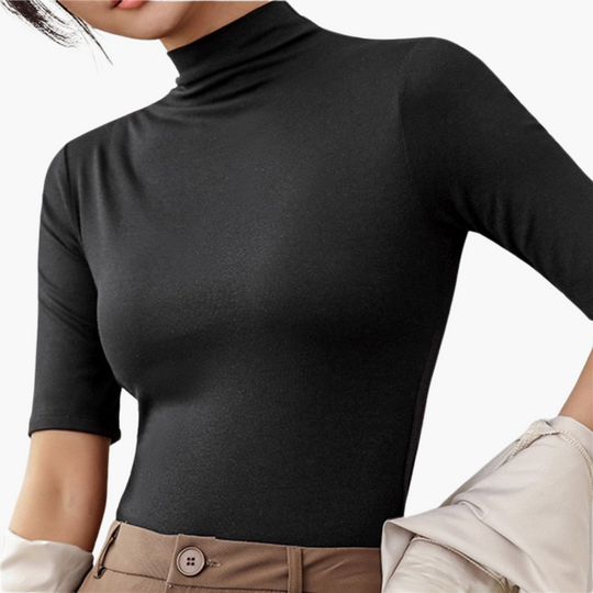 Chunky Cable Knit Turtleneck - Women's Oversized Jumper