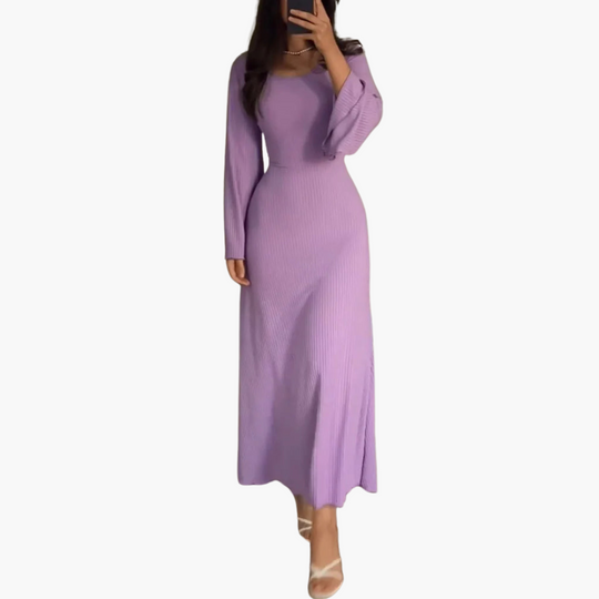 Elegant Maxi Dress - Long Sleeve Style for Women Guests