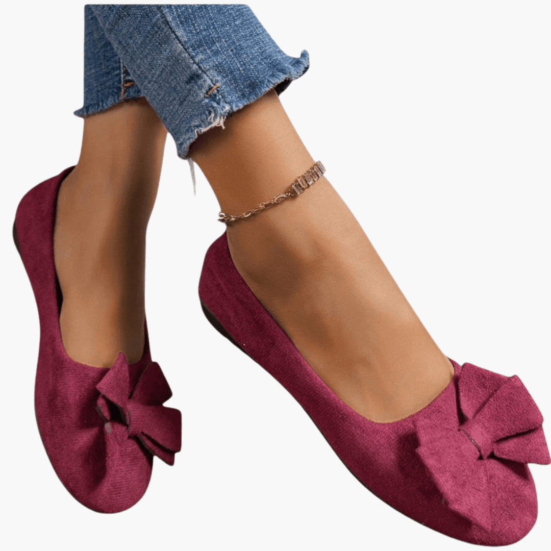 Bow Loafers – Women's Comfortable Patent Slip-On Shoes - IsabellaMae