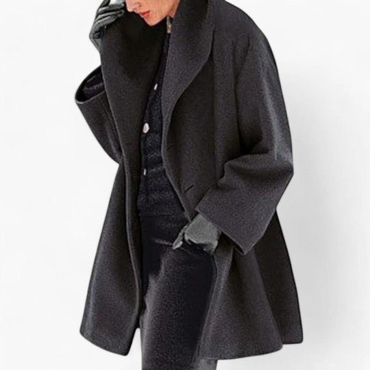 Stylish Button-Up Spring Coat – Women's Lightweight Layer