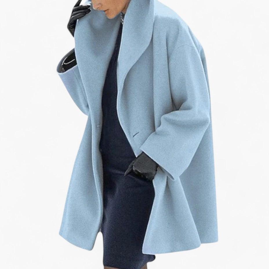 Stylish Button-Up Spring Coat – Women's Lightweight Layer