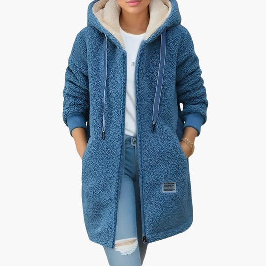 Durable Fleece Jacket - Women's Comfortable Full Zip Layer