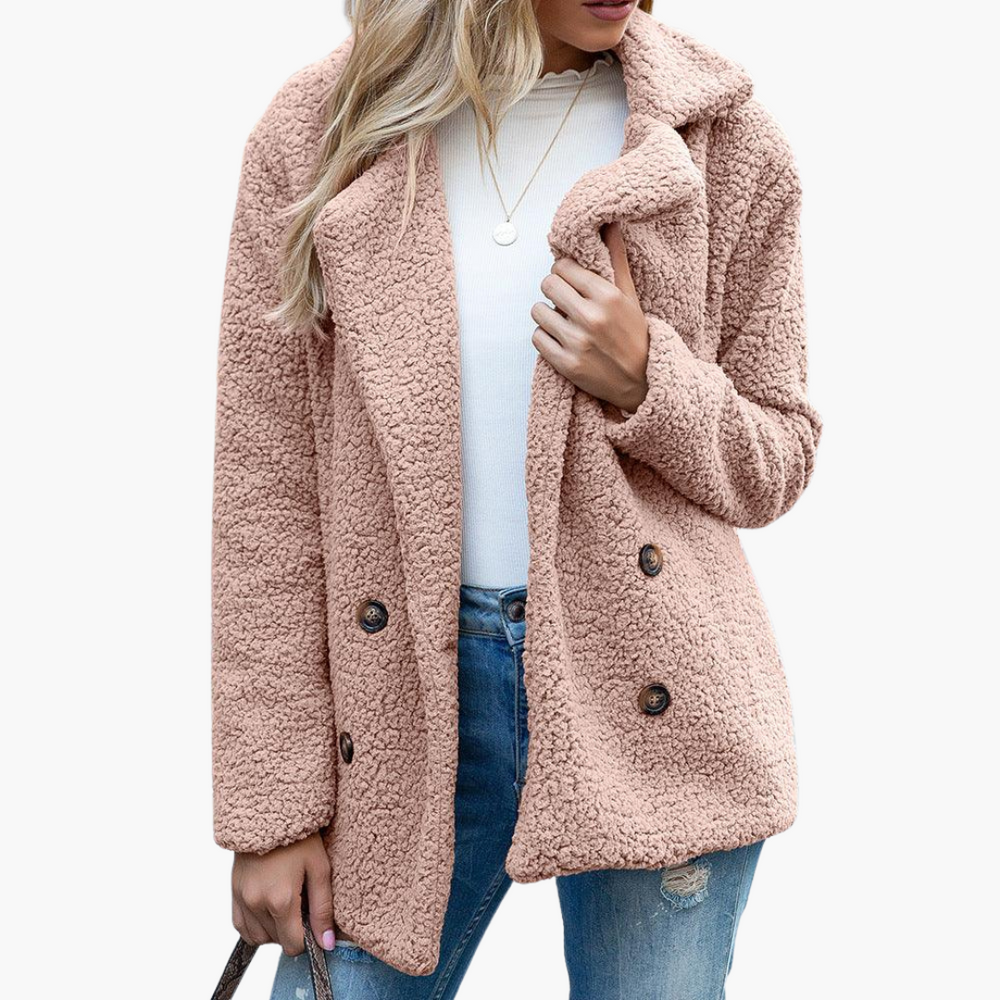 Oversized Faux Fur Jacket for Women – Warm & Chic Comfort