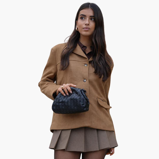 Buttoned Jacket for Women – Cropped, Stylish & Trendy Layer - IsabellaMae