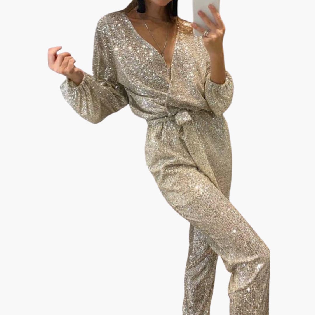 Sequin Party Jumpsuit for Women – Glamorous & Comfortable