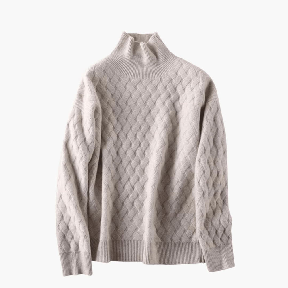 Cozy Oversized Turtleneck Sweater – Chic & Warm for Women