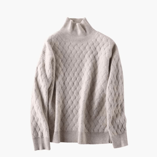 Cozy Oversized Turtleneck Sweater – Chic & Warm for Women
