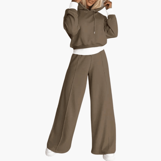 Knit Lounge Set – Women's Cozy Two-Piece Loungewear Outfit