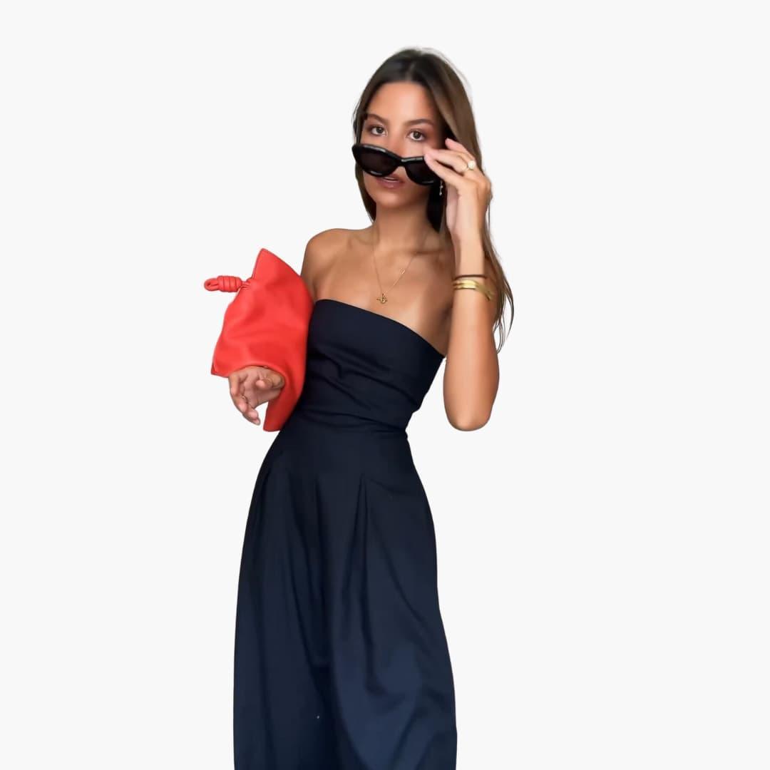 Chic Cotton Jumpsuit – Women's Versatile All-Day Style