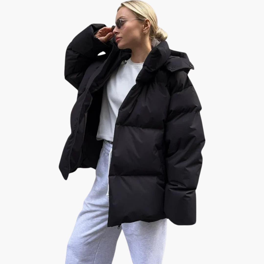 Oversized Puffer Jacket – Women's Lightweight Winter Coat