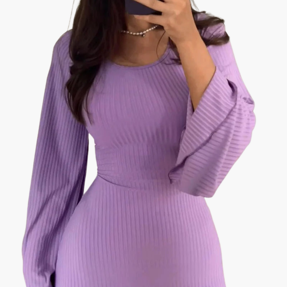 Elegant Maxi Dress - Long Sleeve Style for Women Guests