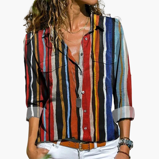 Flowy Loose Fit Shirt for Women - Lightweight & Comfortable